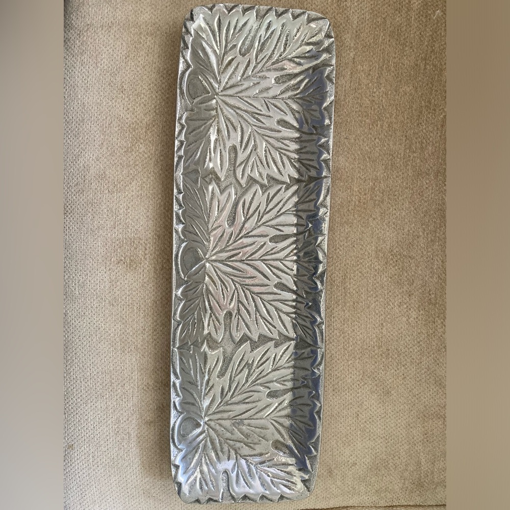 Silver plated plate